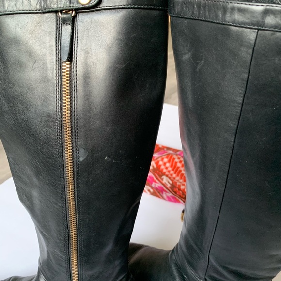 [SOLD]J Crew Knee High Harper Leather Riding Boot - Picture 6 of 8